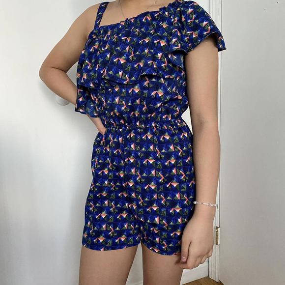 One Shoulder Romper - Picture 3 of 4